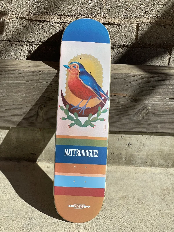 High Performance Skateboard Decks-Matt Rodriguez Artist Series "BIRD"