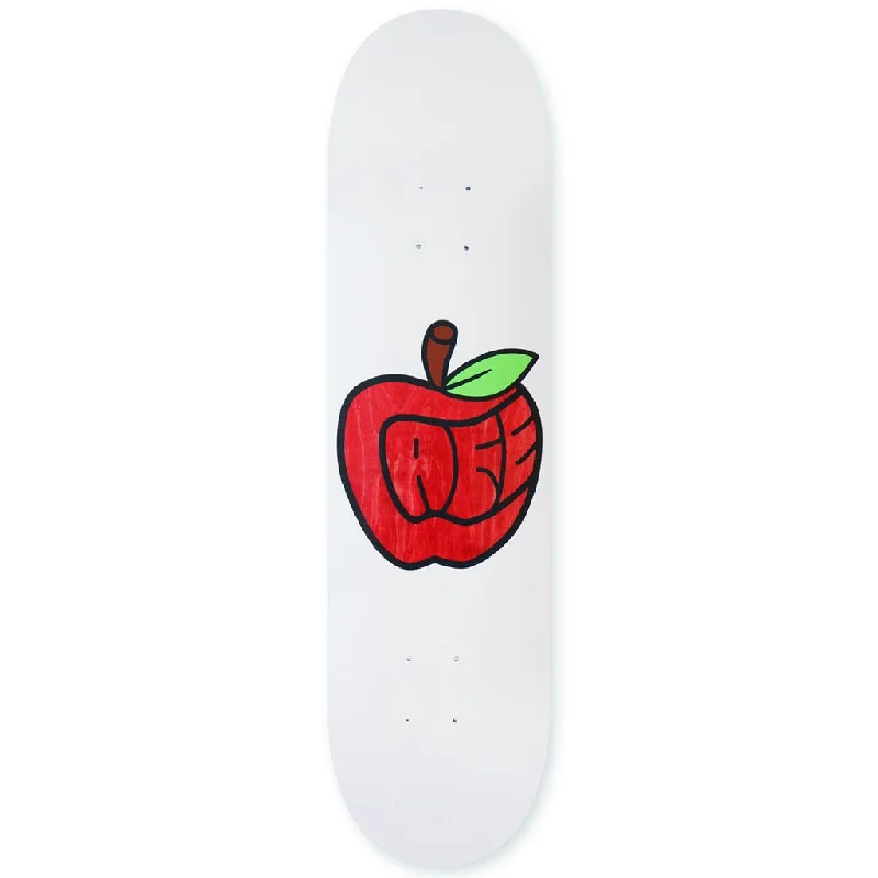 Skateboard Deck With Precision Engineering-Skateboard Cafe - Pink Lady White Skateboard Deck - 8.7