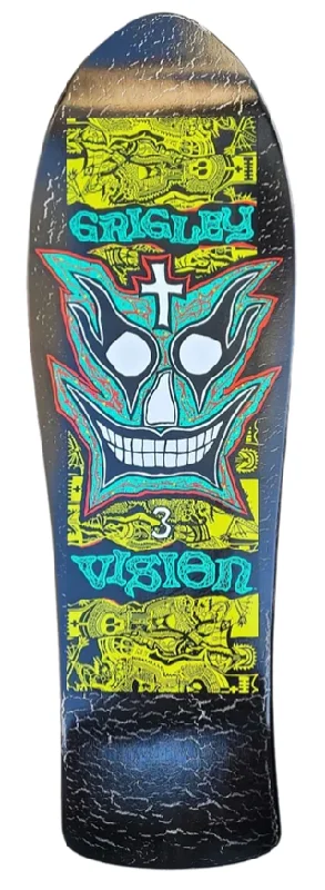 Skateboard Deck For Quick Transitions-Vision CRACKLE Vision Grigley III Limited Deck - 9.75"x31"