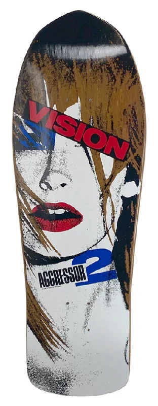 Skateboard Deck For Technical Street Performance-Vision Aggressor 2  10"x30.25"  Modern Concave Skateboard Deck -ALL Colors