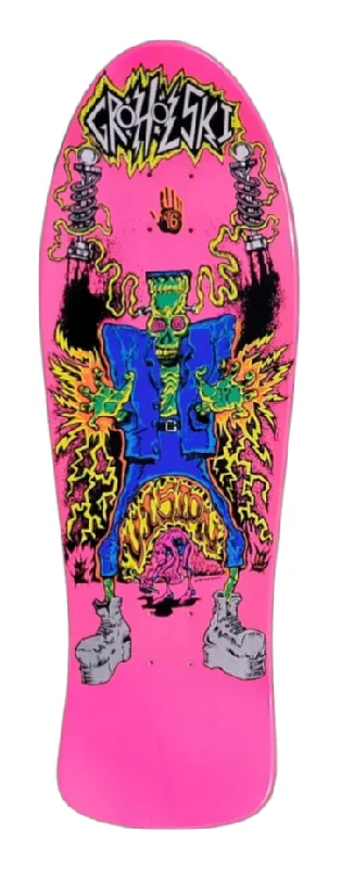 Skateboard Deck For Park Style Skating-Vision "Double Take" Neon Groholski Frankenstein - 10.25"x31.25" Skateboard Deck