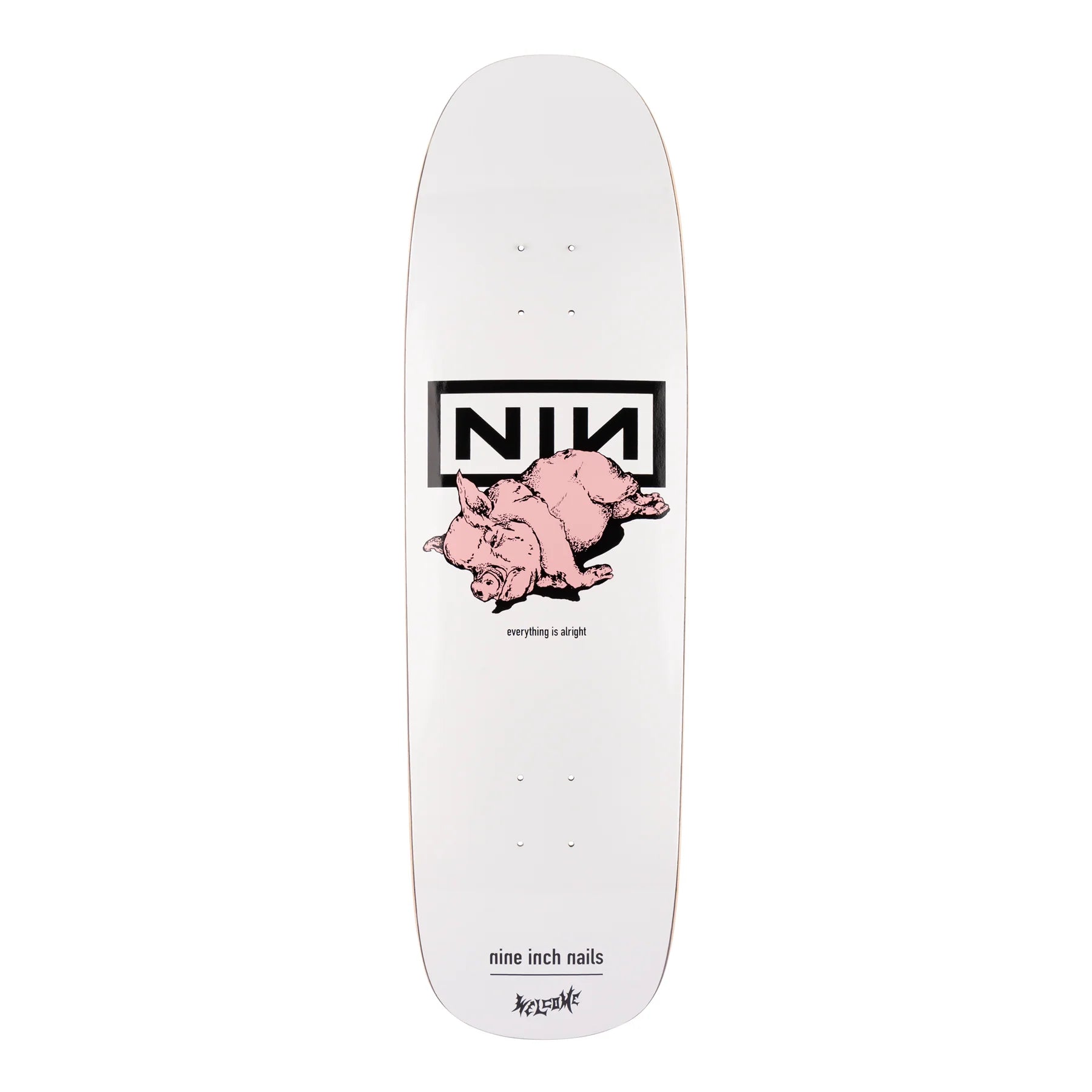 Durable Skateboard Deck For High-Speed Skating-Welcome - Pig On Golem Nine Inch Nails Collab