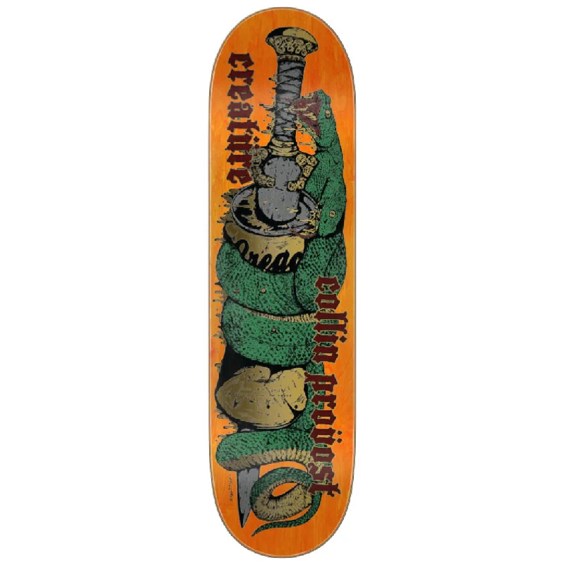 High Performance Skateboard Deck For Advanced Skaters-Creature Skateboards 8.47" Provost Crusher Pro Deck (Assorted Stains)