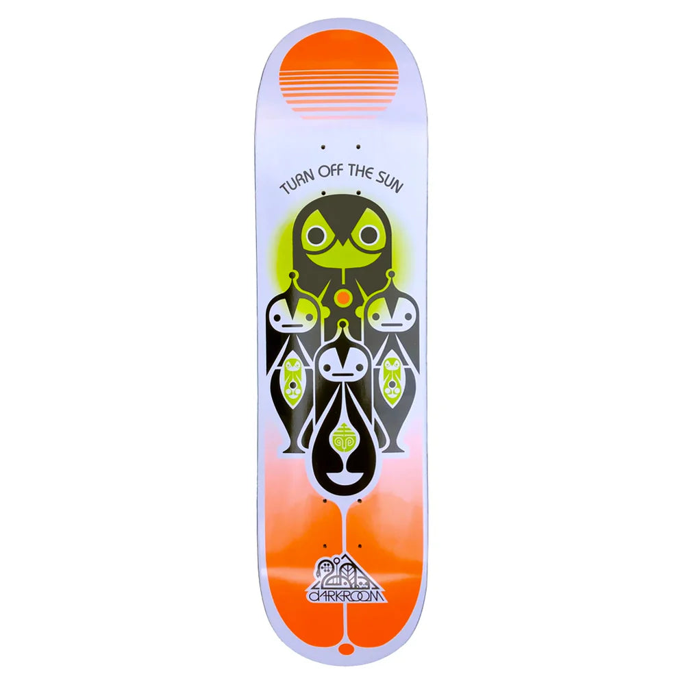 Skateboard Deck For Advanced Riders-Darkroom Turn Off The Sun Skateboard Deck - 8.125