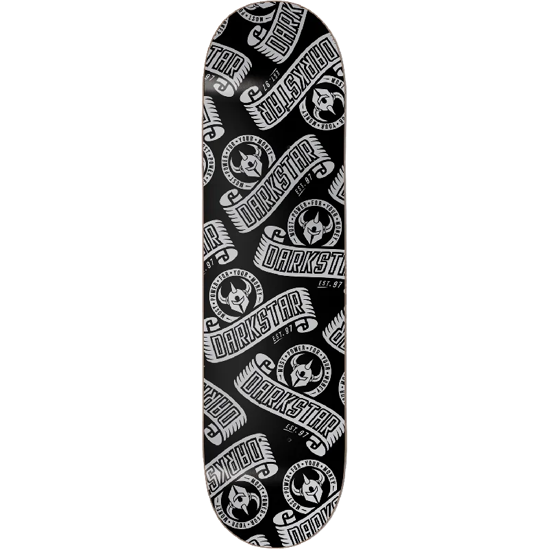 Skateboard Deck For Beginners Learning-Darkstar Arc Silver RHM 8.25