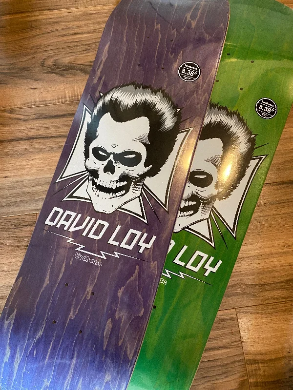 Professional Skateboard Deck For Stunts-David Loy Skull Pro Deck 8.38