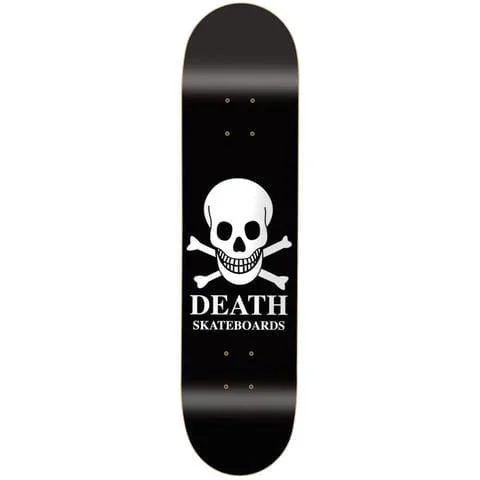 Carbon Fiber Skateboard Deck-Death Skateboards OG Skull Black Skateboard Deck 8.25"