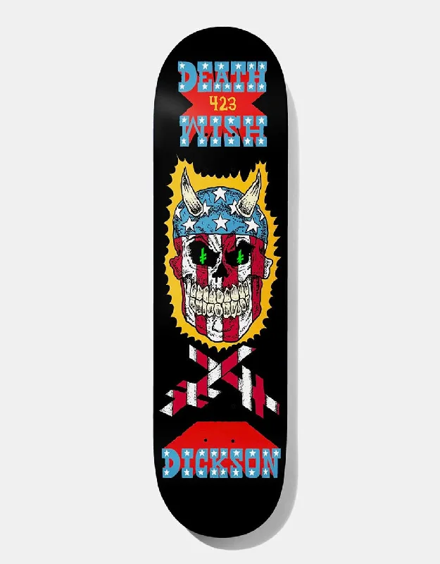 Minimalist Skateboard Deck For Riders-Deathwish Dickson 423 Skateboard Deck - 8.5"