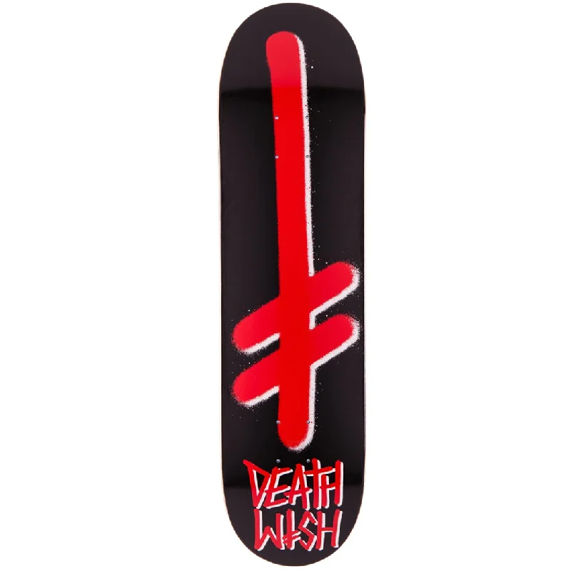 Skateboard Deck With Custom Artwork-Deathwish Gang Logo Deck - 7.3