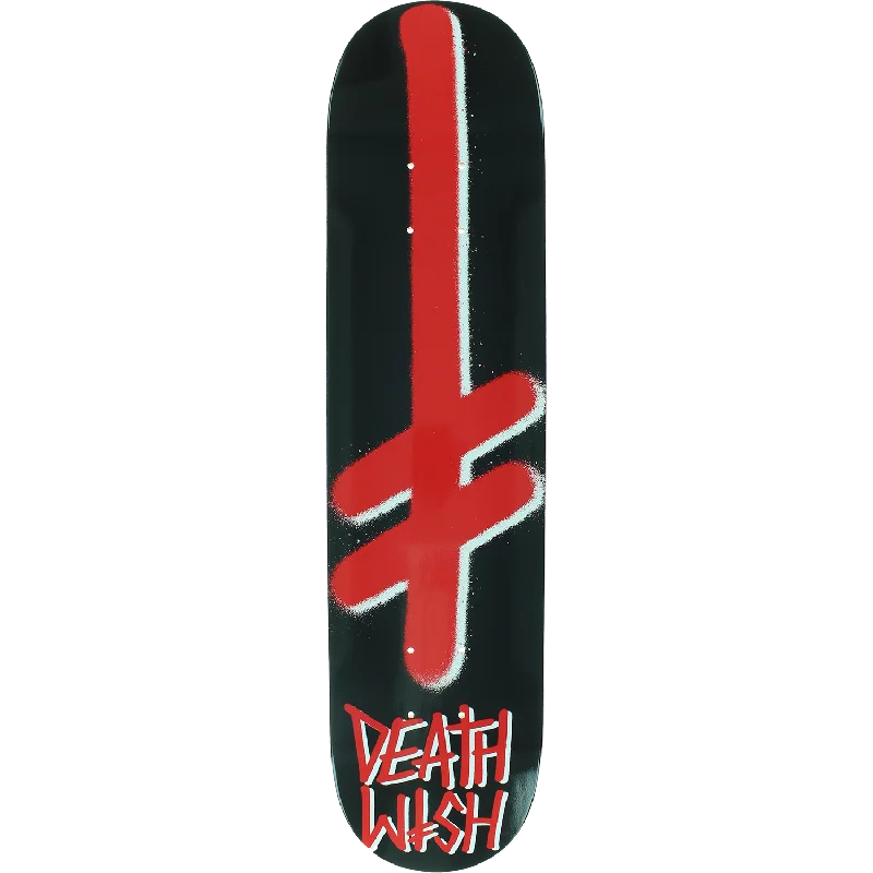 Skateboard Deck With Strong Wood Construction-Deathwish Gang Logo Skateboard Deck 8.25"