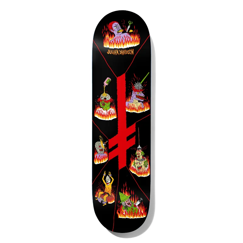 Skateboard Deck With Long-Lasting Strength-Deathwish Skateboards Julian Davidson Blasphemy Skateboard Deck - 8.5