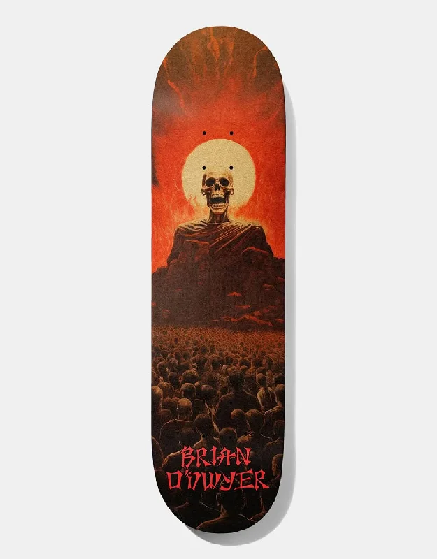 Skateboard Deck With Enhanced Traction-Deathwish O'Dwyer Skull Skateboard Deck - 8.475"