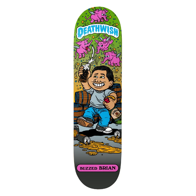 Skateboard Deck For Flatland Tricks-Deathwish O'Dwyer Low Life Kids Deck - 8.38