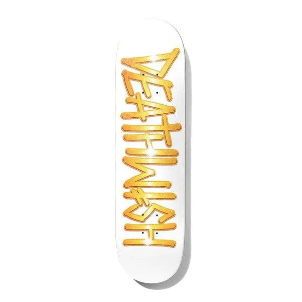 Skateboard Deck With Bold Graphics-Deathwish Skateboards Deathspray Emblem Deck 8.25"