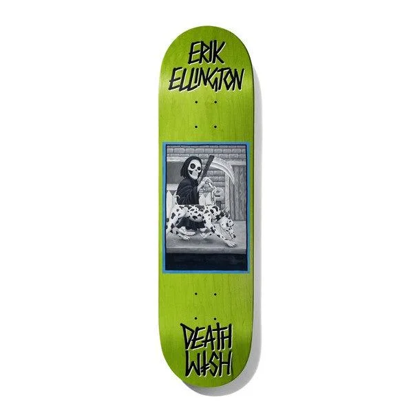 Skateboard Deck For Fast Trick Execution-Deathwish Skateboards Erik Ellington All Screwed Up Deck 8.5"