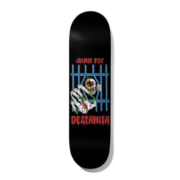 Skateboard Deck For Street Style Skating-Deathwish Skateboards Jamie Foy Deathwitch Trials Deck 8.5"