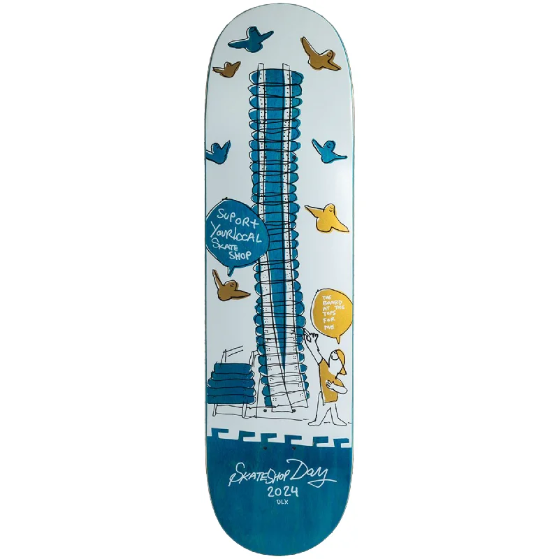 Skateboard Deck With Custom Artwork-Deluxe Shop Keeper SSD Deck - 8.06