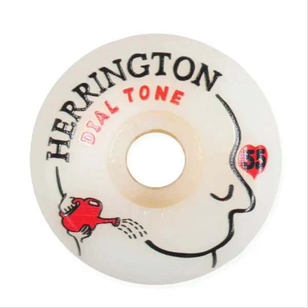 Lightweight Skateboard Deck For Beginners-Dial Tone Herrington Kind Mind Conical Wheels 99A (55mm)