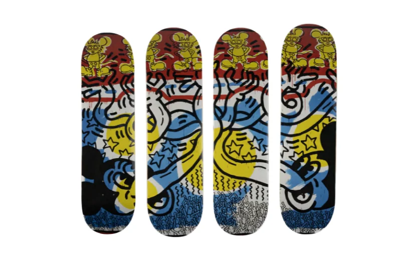 Premium Quality Skateboard Deck-DIAMOND HANDS BY MICKEY 4 SKATEBOARD DECK SET (B21DMSK100)