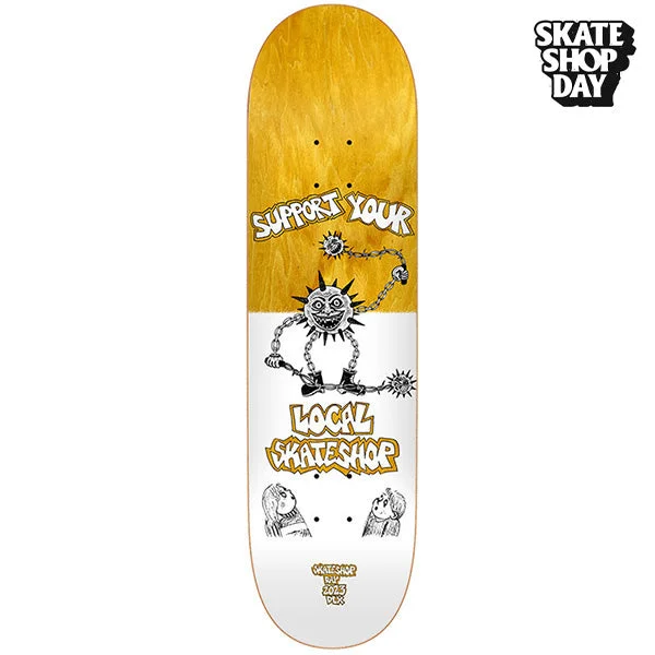 Skateboard Deck With Strong Wood Construction-DLX Skate Shop Day Mike Gigiloti Skateboard Deck - 8.5 (Anti Hero,Krooked,Real)