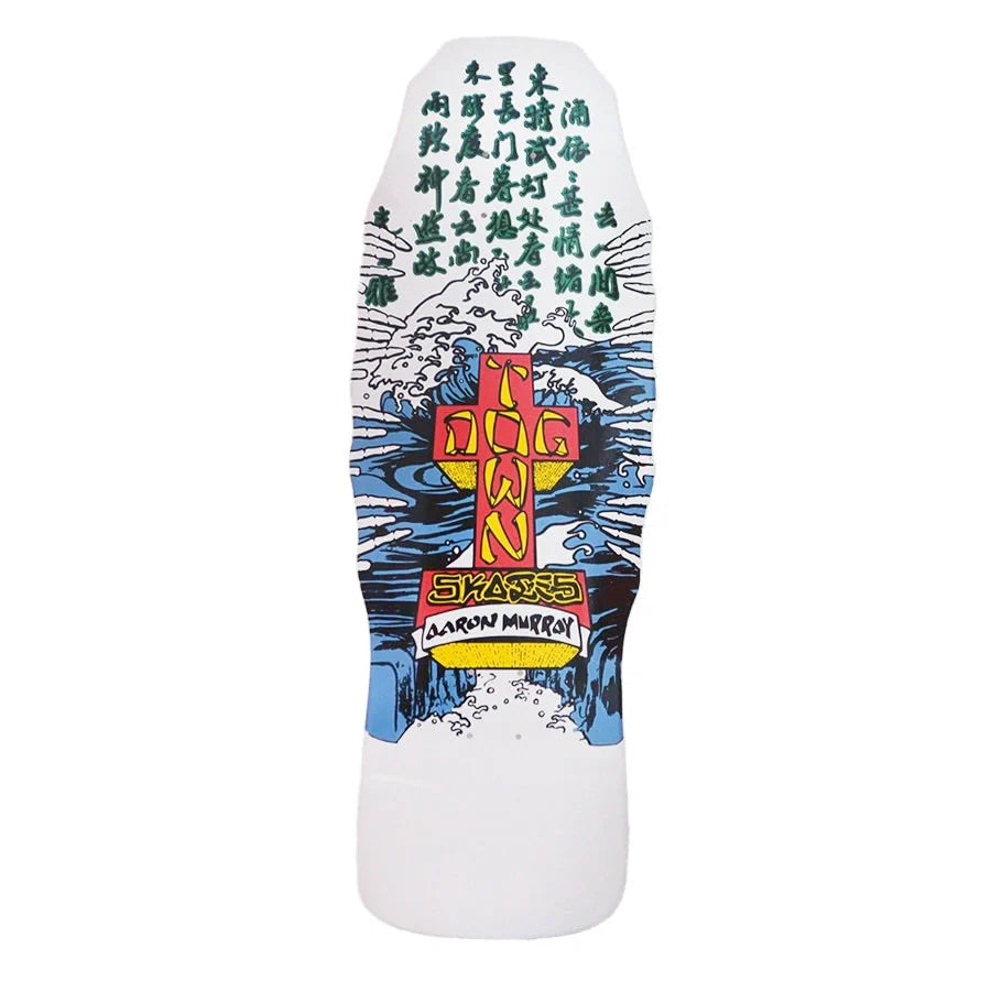 Custom Skateboard Deck For Personalized Style-Dogtown Aaron Murray Fingers 80's Reissue Skateboard Deck - 10.219 - Dipped White