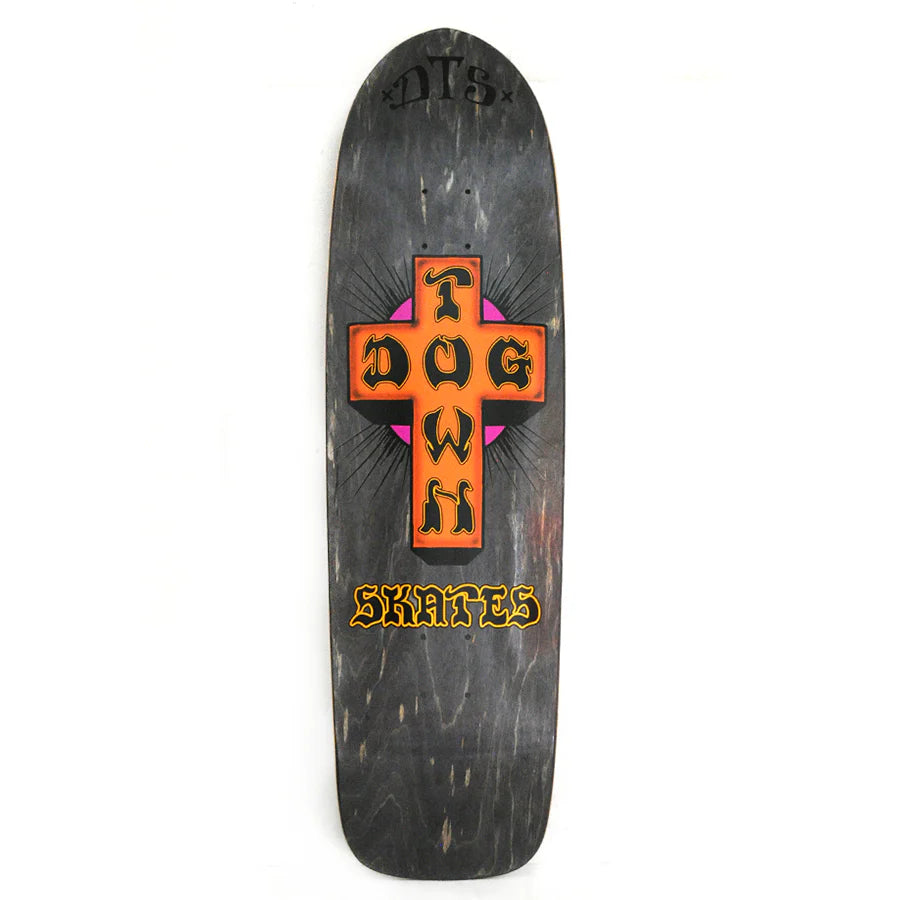 Skateboard Deck For Quick Spins-Dogtown Skateboards Big Boy Skateboard Deck Black Stain - 9.045