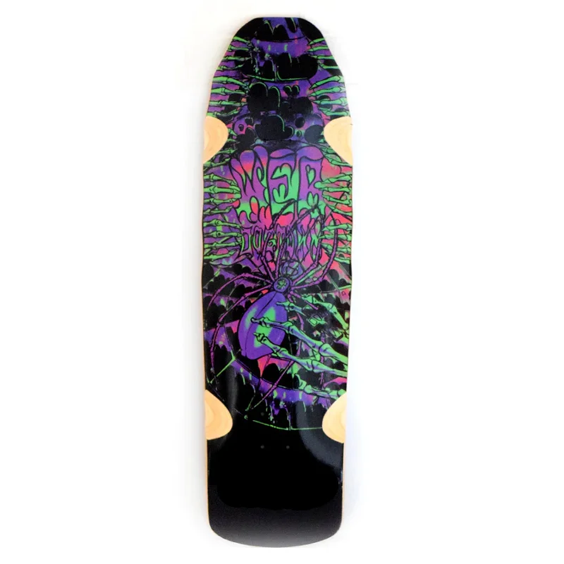 Deck For All Weather Skating-Dogtown Web Longboard Skateboard Deck - 10.0 x 35.0