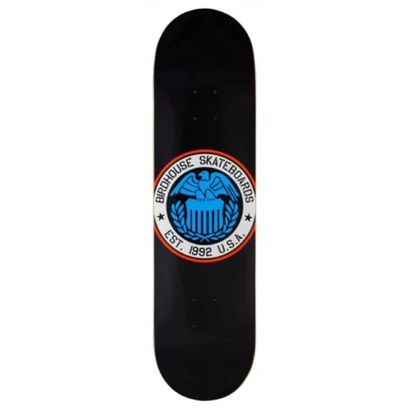 Best Deck For Longboard Style Skating-Eagle Logo (Black) Deck 8.25