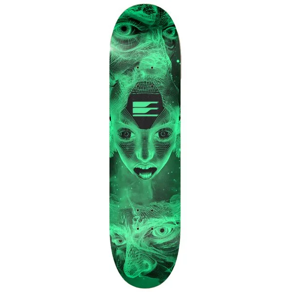 Skateboard Deck With High Impact Resistance-EDGLRD Green Money Deck 8.25"