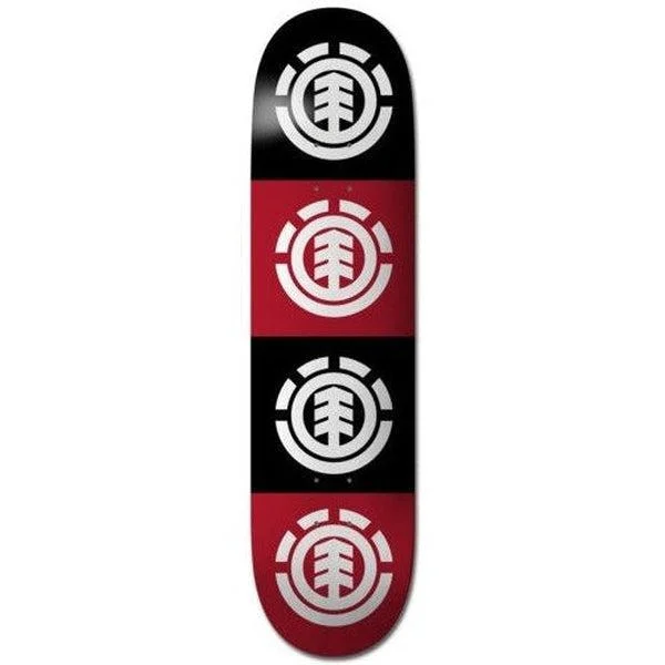 Long Skateboard Deck For Comfort-Element Skateboards Quadrant Deck 7.3"