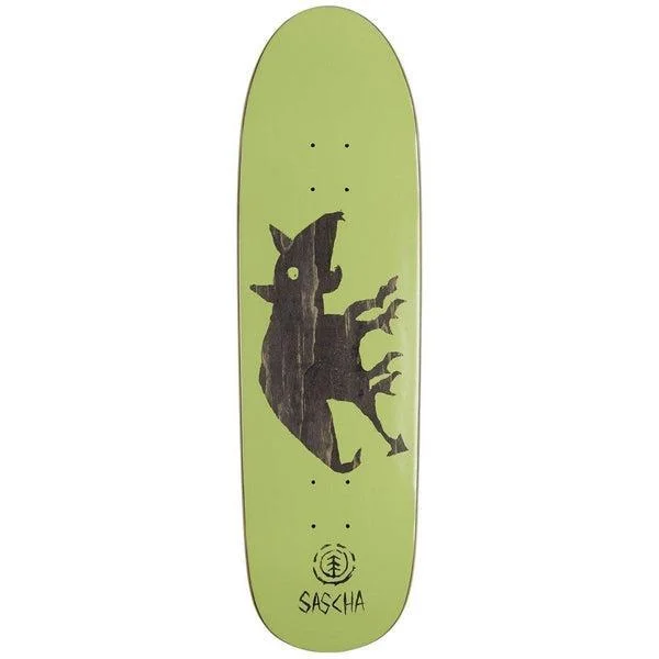 Lightweight Skateboard Deck With Strong Build-Element Skateboards Sascha Daley Demon Shaped Deck 8.826"