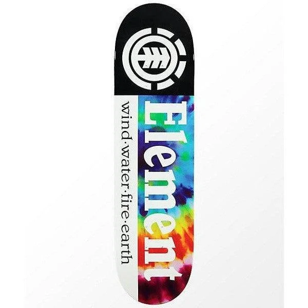 Comfortable Skateboard Deck For Riders-Element Skateboards Tie Dye Section Deck 8.0"