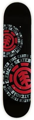 Skateboard Deck For Long Jumps-Element Team Dispersion 8.0" Skateboard Deck