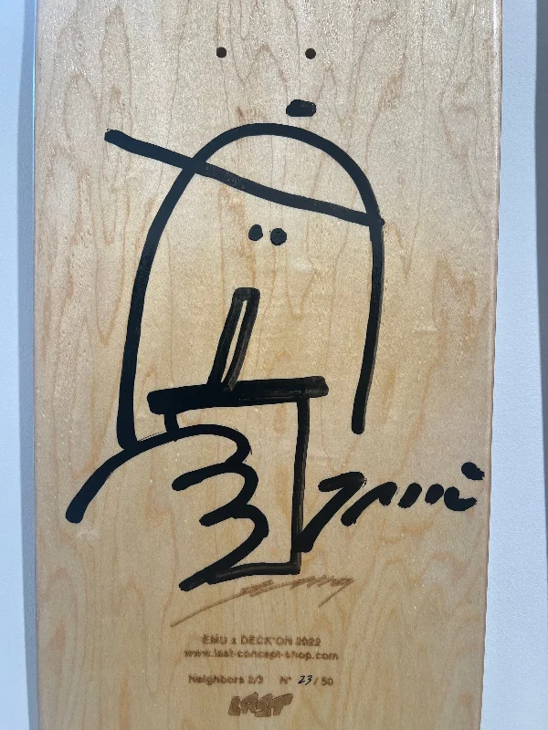 High-Quality Deck For Skateboarding-ÉMU SIGNED Neighbors n•10 - Deck'On - 1 skateboard