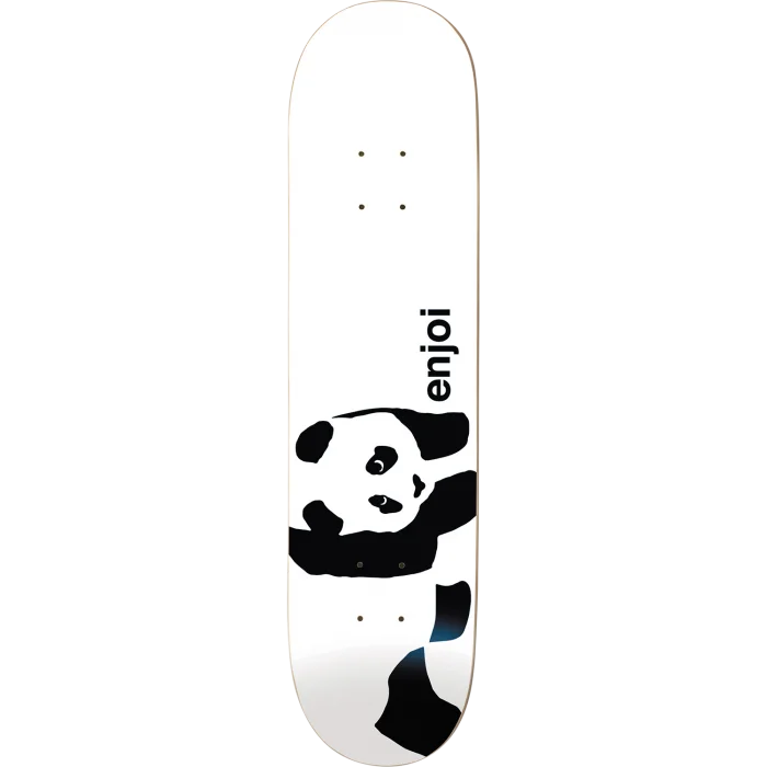 Wide Skateboard Deck For Comfort-ENJOI WHITEY PANDA DECK