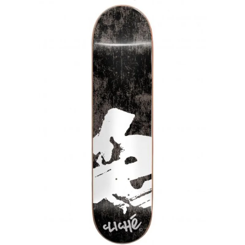 Skateboard Deck For Cruising And Carving-Europe RHM Deck 8.25 (Black)