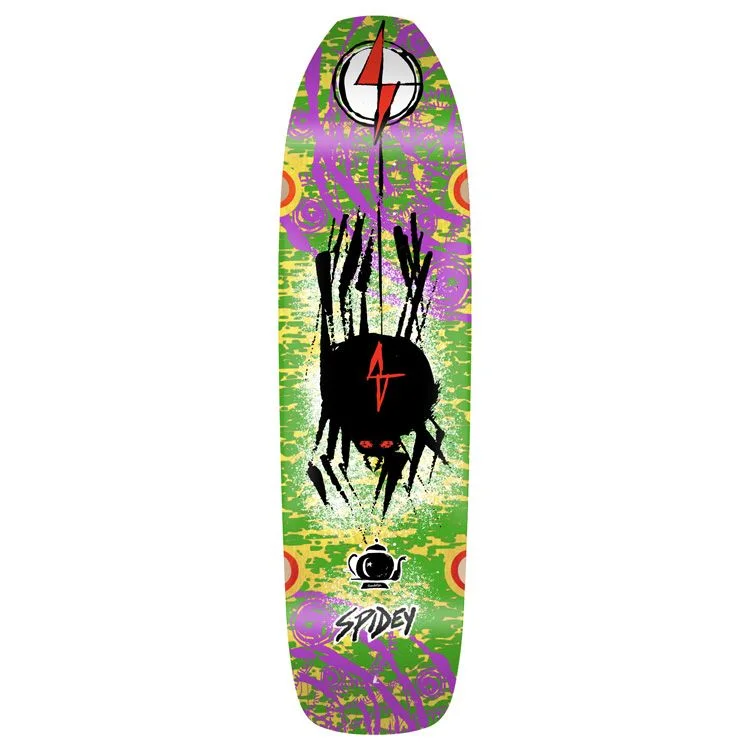 Skateboard Deck For Optimal Comfort-Foundation Skateboard Deck Spidey Demontrond Teapot Shaped Deck 9.0