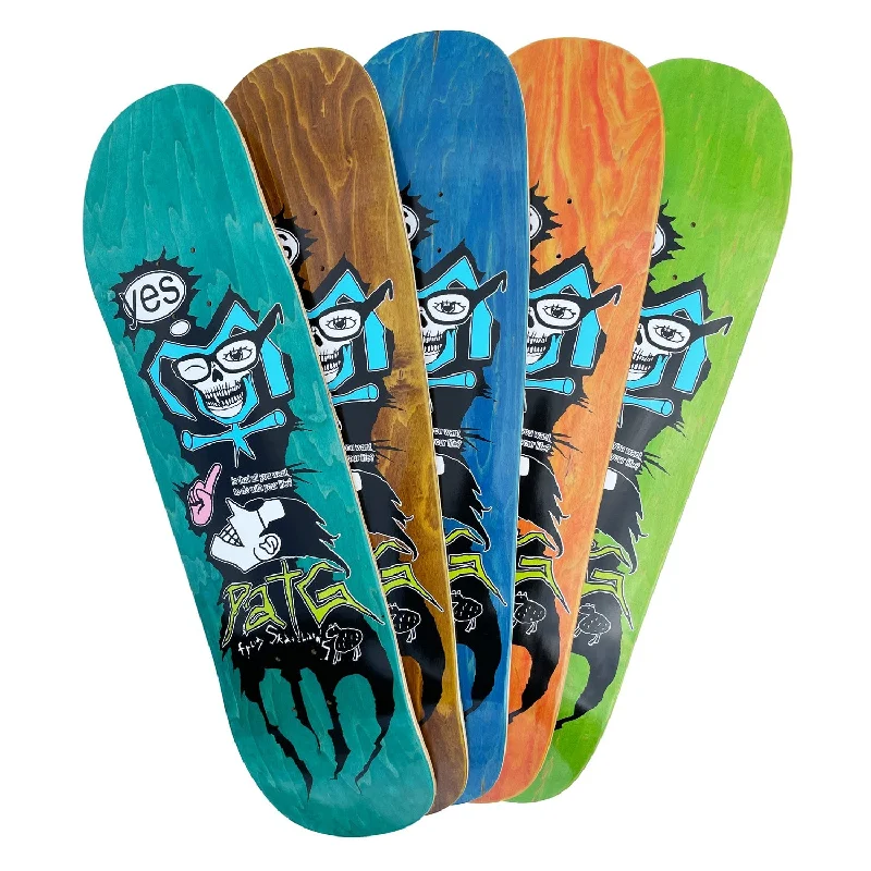 Skateboard Deck For Smooth Ride Experience-FROG DISOBEDIENT CHILD PAT G DECK (FRO-F23-6)