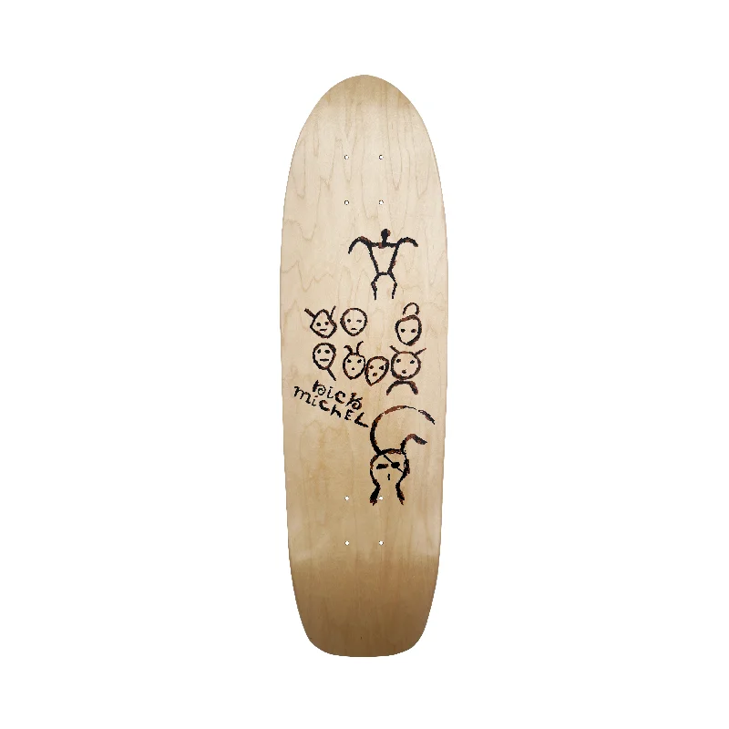 Skateboard Deck For Smooth Accelerations-Frog Nic Michael Petroglyphs - 8.25