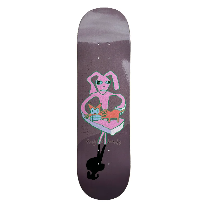 Skateboard Deck With High-Quality Bearings-Frog Red Cat (Pat G): 8.42