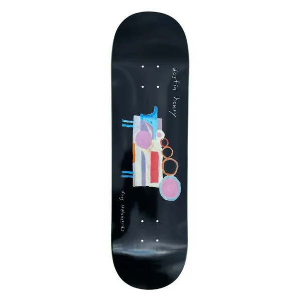 High-Quality Skateboard Deck With Strong Build-Frog Skateboards Dustin Henry Painted Cow Deck 8.5"