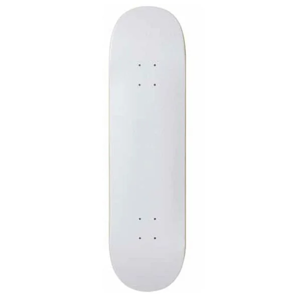 Skateboard Deck For Faster Speed-FTP Debossed Logo Deck 8.125" White