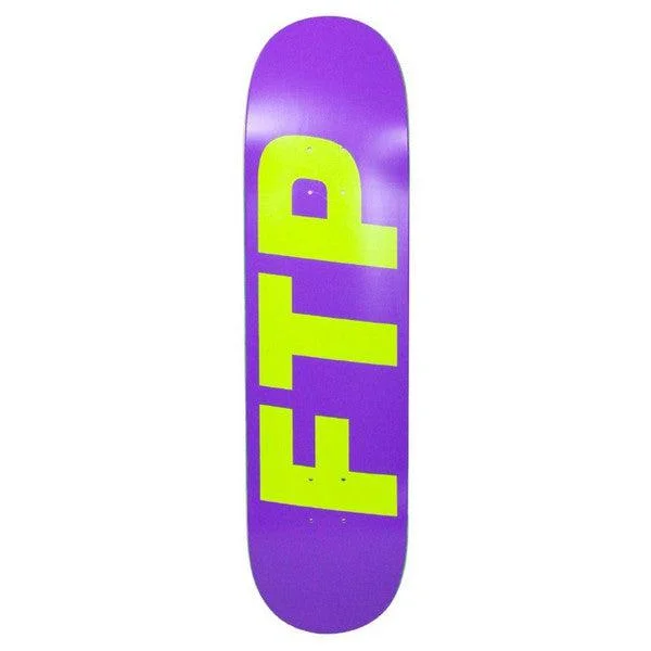 Skateboard Deck With High Impact Resistance-FTP Purple Logo Deck 8.25"