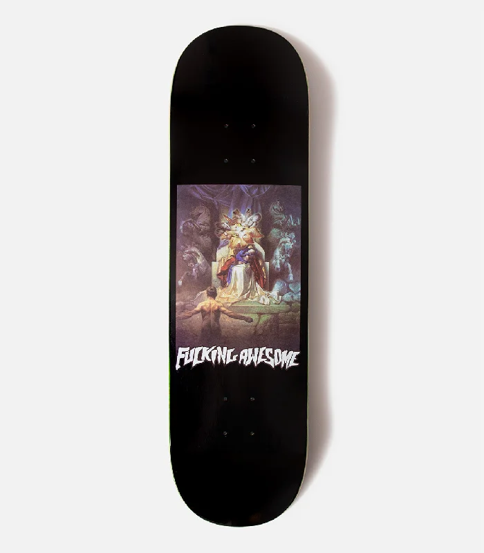 Skateboard Deck With High Pop-Fucking Awesome AVE Quantum Theology Deck