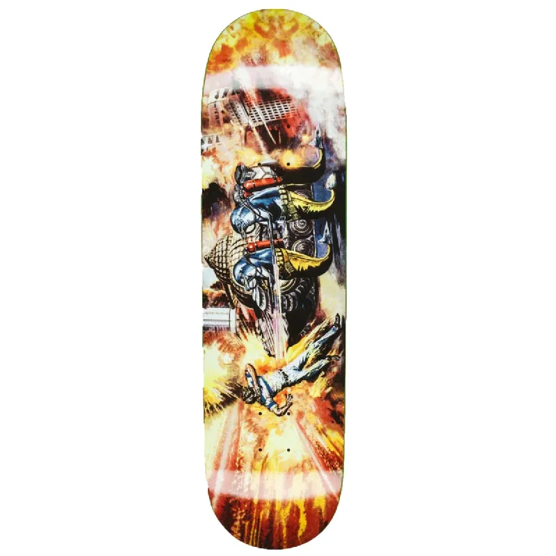 Skateboard Deck With Special Grip Design-Fucking Awesome Curran - Blaster Of Reality (8.25)