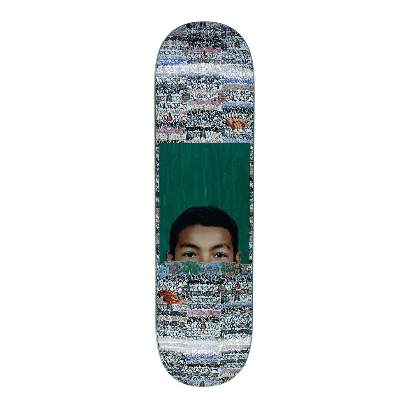 Skateboard Deck With High End Wood Material-Fucking Awesome Sage Class Photo Skateboard Deck 8.38"