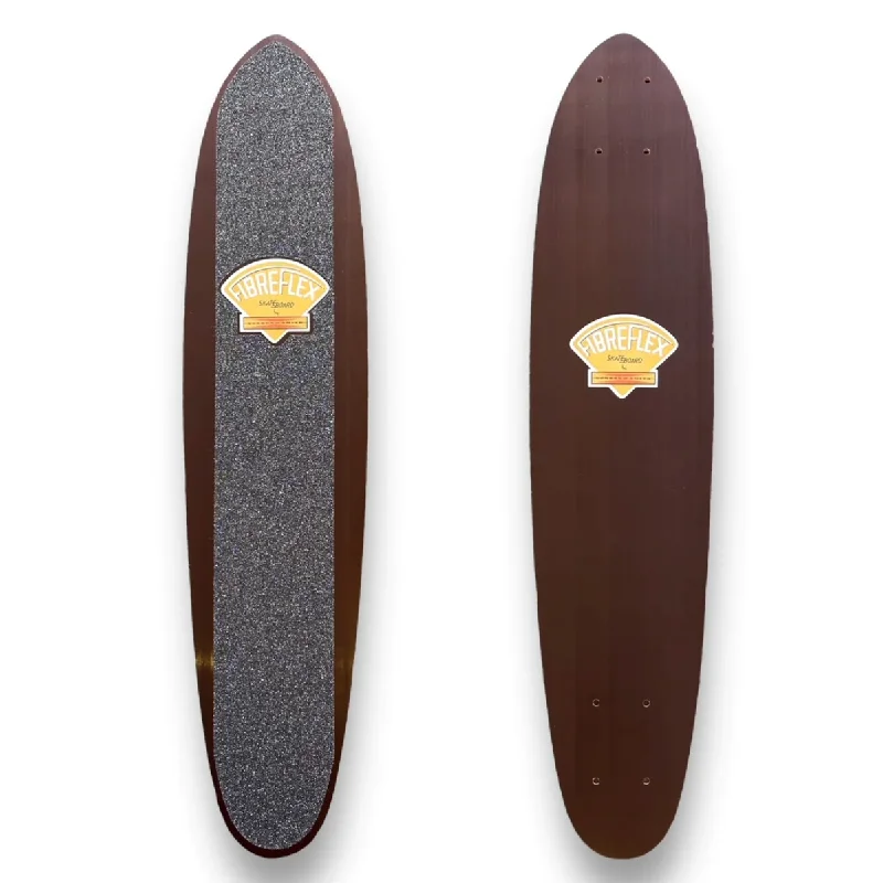 Skateboard Deck For Stable Performance-G&S FibreFlex - 28" Classic Slalom Model - Purple Heart Dark Brown Skateboard Deck