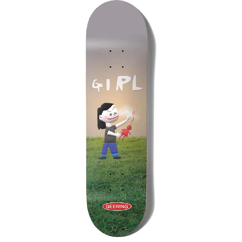 Skateboard Deck With High-Quality Bearings-Girl Geering Firework Deck