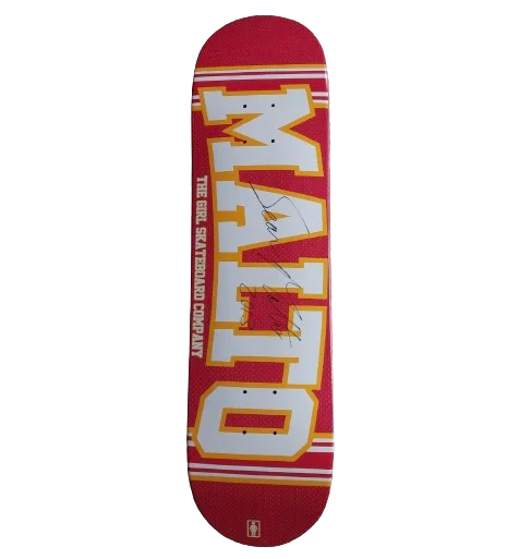 Best Skateboard Deck For Skaters-Girl Sean Malto Signed Girl 2013 Skateboard Deck Autographed