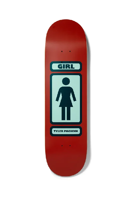 Skateboard Deck With Custom Graphics-Girl Skateboards Pacheco 93 Til Deck 8.37"